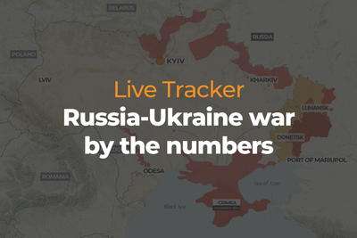 Russia-Ukraine war by the numbers: Live Tracker
