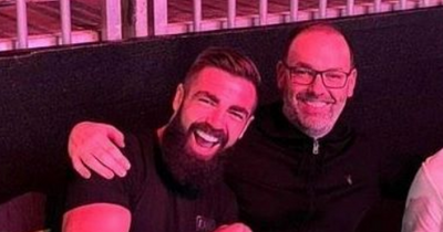 Daniel Kinahan shows his age as he's pictured with Irish boxer Jono Carroll in Dubai