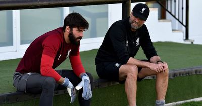 Alisson's response to Jurgen Klopp after he told him he wasn't playing in final says a lot