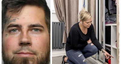 Violent stalker spied on ex using a secret camera hidden in her wardrobe