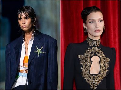 Bella Hadid supports Mica Argañaraz in donating a part of fashion week earnings to Ukrainian organisations