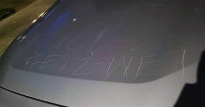 Callous vandals scratch obscenities on multiple cars in Dublin
