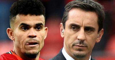 Gary Neville's two observations after seeing Luis Diaz in person for the first time