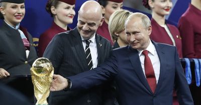 Russia banned from international soccer, including World Cup qualifiers