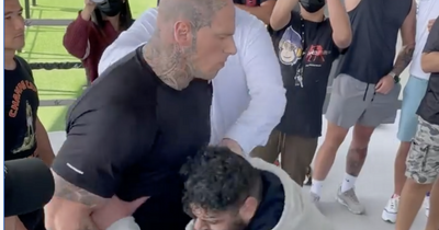 Iranian Hulk apologises for his behaviour during Martyn Ford face-off