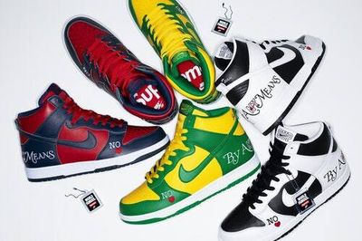 Nike and Supreme’s NYC-inspired SB Dunk High sneakers are dropping this week