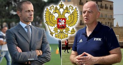 Russia thrown out of World Cup as FIFA and UEFA ban country over Ukraine invasion