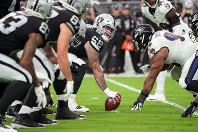 What condition Raiders center position is in heading into free agency 2022