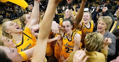 Iowa moves up in women’s AP Top 25 after clinching share of Big Ten crown