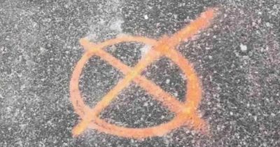 Chilling reason behind mystery marks springing up in Kyiv as petrified residents flee