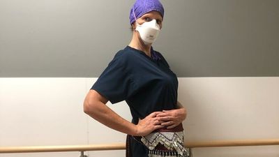 Stressed night shift nurses turn to belly dancing to lift morale in the COVID-19 pandemic