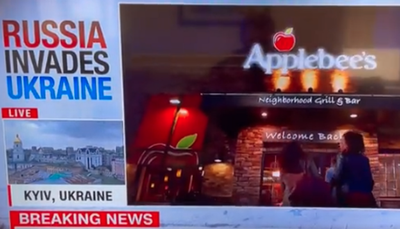 John Oliver roasts CNN for airing Applebee’s ad during Ukraine invasion