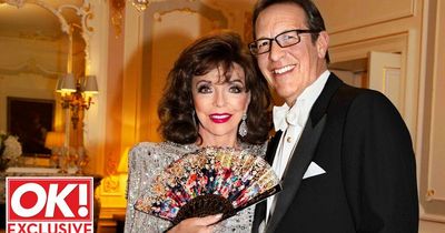 Dame Joan Collins and Percy Gibson celebrate 20th wedding anniversary with celeb pals