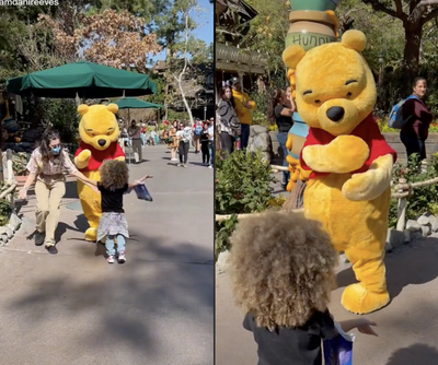 Mom reveals how her daughter was stopped from hugging Winnie the Pooh at Disneyland: ‘Covid sucks’