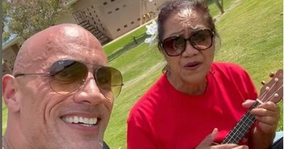 Dwayne Johnson shares sweet song during 'special day' with mum at grandparents' grave