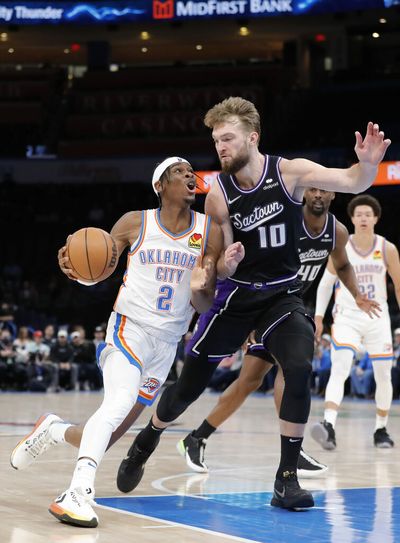 OKC Thunder player grades: SGA scores 37 points on 16 shots in loss to Kings