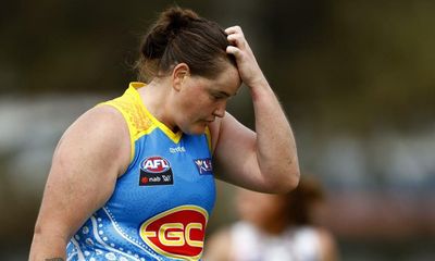 ‘Not everyone is size 6’: AFLW star Sarah Perkins hits back at online body-shamers