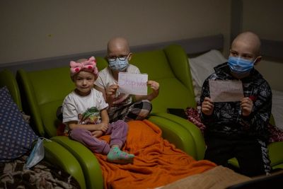 AP PHOTOS: War doesn't spare Ukraine's children