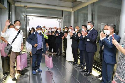 Historic Saudi flight lands at Suvarnabhumi