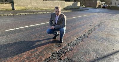 North Lanarkshire councillor highlights high number of potholes in Motherwell