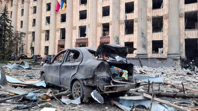 Kharkiv official says Russian missiles hit administration building, residential areas