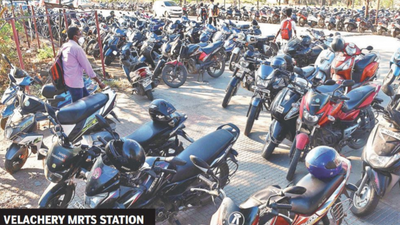 Park vehicles at your own risk at Chennai's popular railway stations