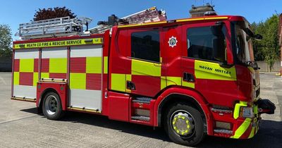 Firefighter injured after truck crashes in Co Meath as gardai and emergency services rush to the scene