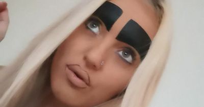 Mum with Britain's biggest eyebrows threatened with social services visit