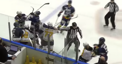 Massive 10-man brawl breaks out at Dundee ice hockey match