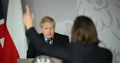Boris Johnson attacked at press conference for not sanctioning Roman Abramovich