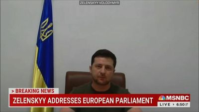 Zelensky tells European Parliament "nobody is going to break us" in emotional appeal