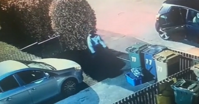 Gang of thugs caught smashing cars on quiet Edinburgh street in CCTV footage