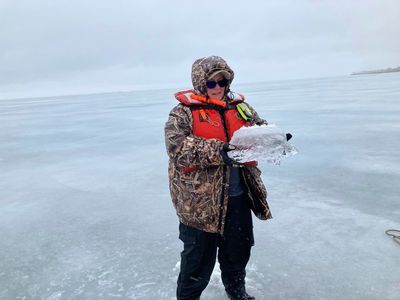 Scientists take rare look under Great Lakes' frozen surfaces