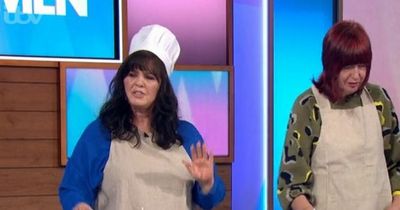 Loose Women's Coleen Nolan snaps at Charlene White in tetchy exchange over pancake challenge