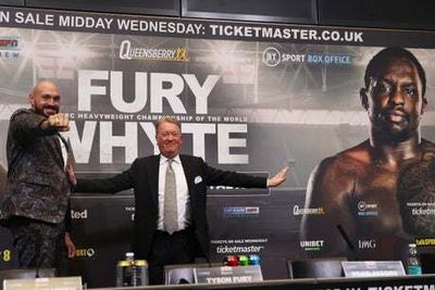 Fury vs Whyte: Frank Warren slams ‘disgraceful’ Whyte after skipping Wembley press conference