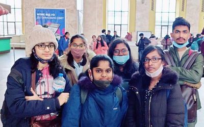 After five days, Sreeja of Vizag is finally out of bunker in Ukraine