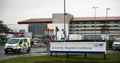 Car explodes outside Crosshouse Hospital as two people left injured following blast