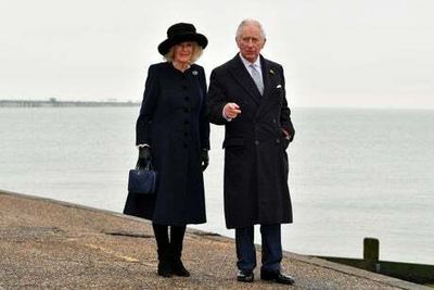Camilla enjoys fish and chips with Prince Charles at Southend-on-Sea