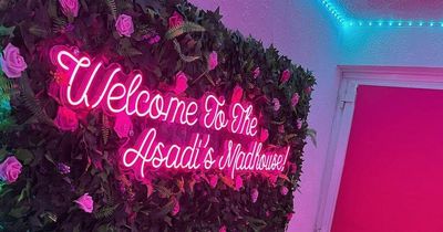 Mum transforms hallway with £270 LED flower wall inspired by Katie Price