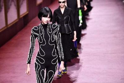 Paris Fashion Week: Motorcycle gloves! Day Glo! Dior gets futuristic for AW22