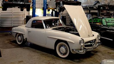 This 1957 Mercedes 190 SL Is Undergoing A Yearlong Restoration