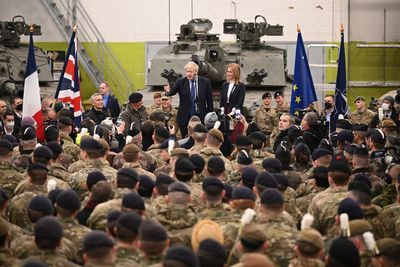 PM tells British troops their deployment in Estonia is ‘fundamental’ to security