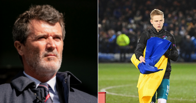 Roy Keane hails Ukrainian Oleksandr Zinchenko for playing during 'difficult time' as he captains side