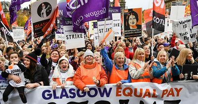 Glasgow council workers vote to strike in equal pay dispute