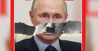 TIME magazine cover comparing Putin to Hitler was faked by Welsh artist