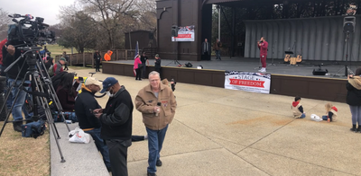 Trucker convoy protest in Washington DC flops as no-one shows up