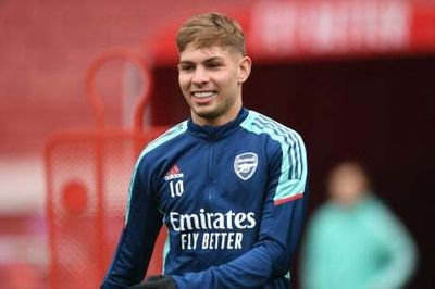 Emile Smith Rowe pictured back in Arsenal training ahead of Watford clash in big boost for Mikel Arteta