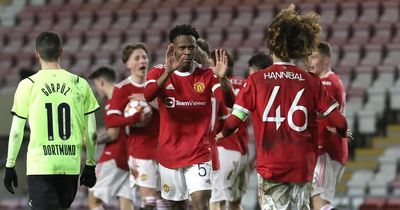 Hannibal Mejbri makes his mark but Jamie Bynoe-Gittens makes the difference vs Manchester United in Youth League