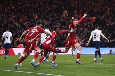 Tottenham suffer shock extra time FA Cup defeat at Middlesbrough