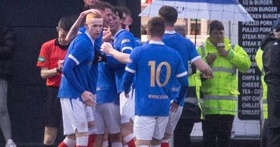 Rangers B fire NINE goals past Clyde as David Goodwillie looked on from bench